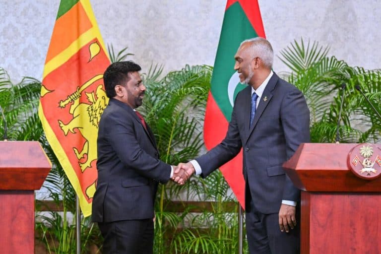 ގަވާއިދާ ހިލާފަށް މަސްވެރިކަން ކުރުން ފަދަ ގޮންޖެހުންތަކުން އަރައިގަތުމަށް ލަންކާއާ ގުޅިގެން މަސައްކަތް ކުރާނެކަމުގެ ޔަޤީންކަން ރައީސް ދެއްވައިފި