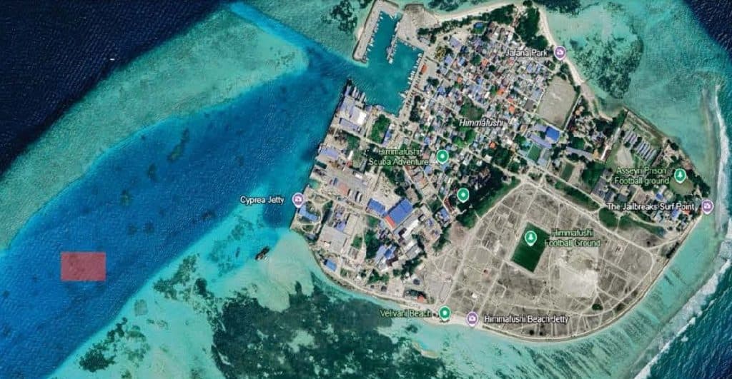ހިންމަފުށީ ވިލުތެރެއަށް އަޑިއަށް ދިޔަ ޔޮޓެއް ނަގަން އަންގައިފި