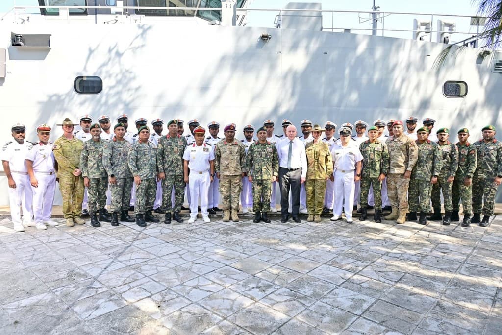 އޮސްޓްރޭލިއާ ސަރުކާރުން ހަދިޔާކުރި ނޭވީ މަނަވަރު ރާއްޖެ ގެނެސްފި