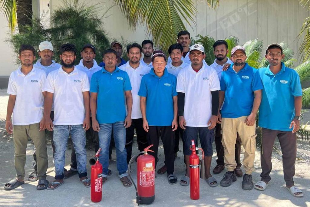 އެމްއެންޑީއެފްއިން ބިގްފިޝް މުވައްޒަފުންނަށް ފަޔަރ އެވެއަރނަސް ސެޝަނެއް ހިންގައިފި