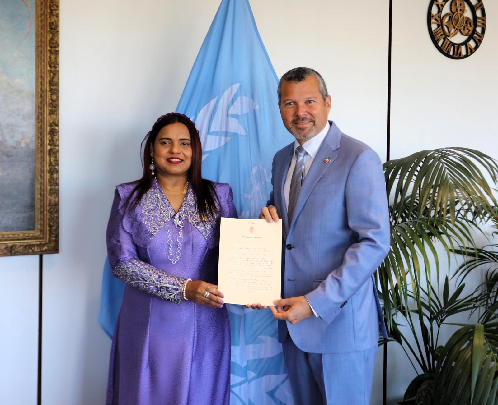 އިންޓަނޭޝަނަލް މެރިޓައިމް އޯގަނައިޒޭޝަންގެ ރާއްޖޭގެ ދާއިމީ މަންދޫބަކަށް އިރުތިޝާމް!