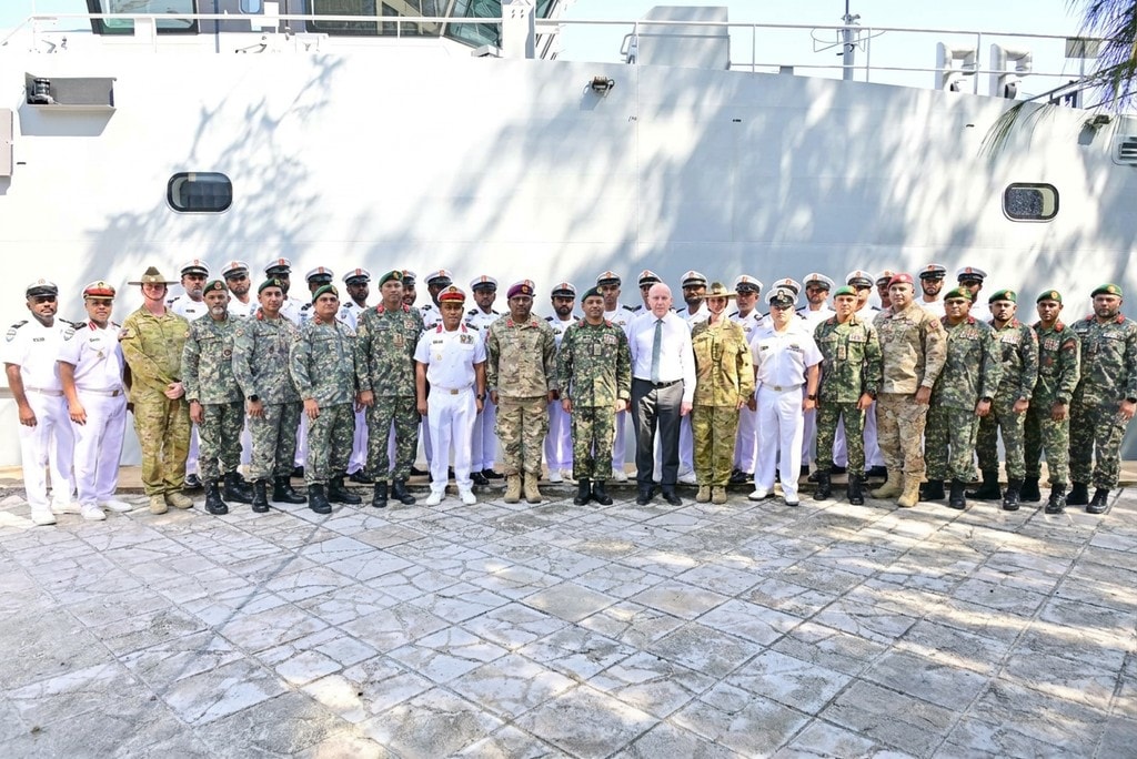 އޮސްޓްރޭލިއާ ސަރުކާރުން ހަދިޔާކުރި ނޭވީ މަނަވަރު ރާއްޖެ ގެނެސްފި