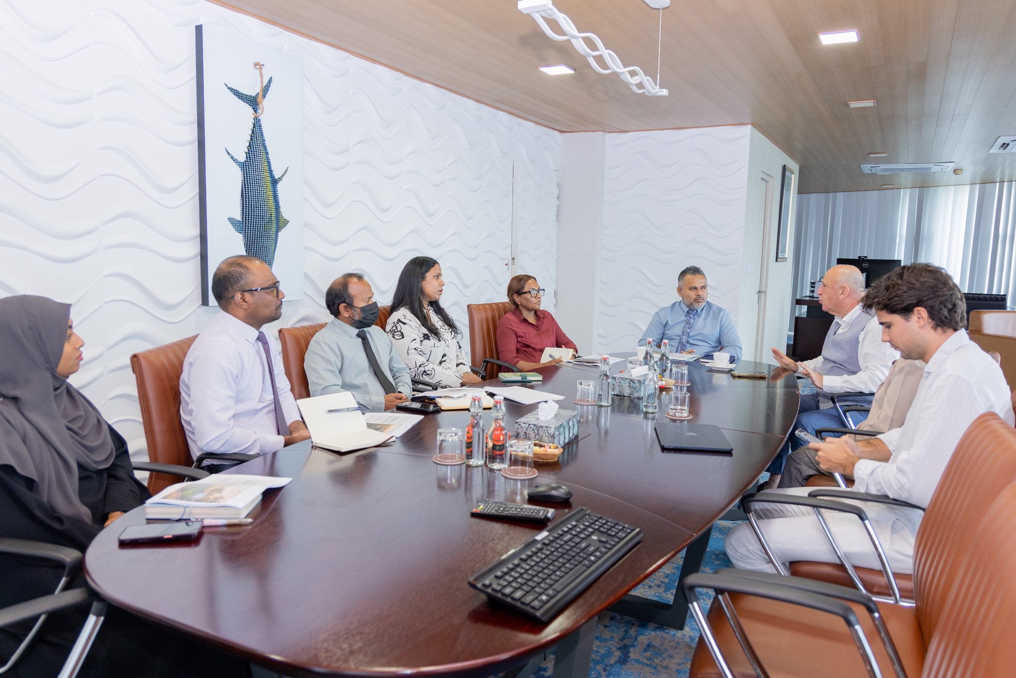 Minister Shiyam Meets Akeyla Maldives to Explore Container-Based Fish Farming Systems