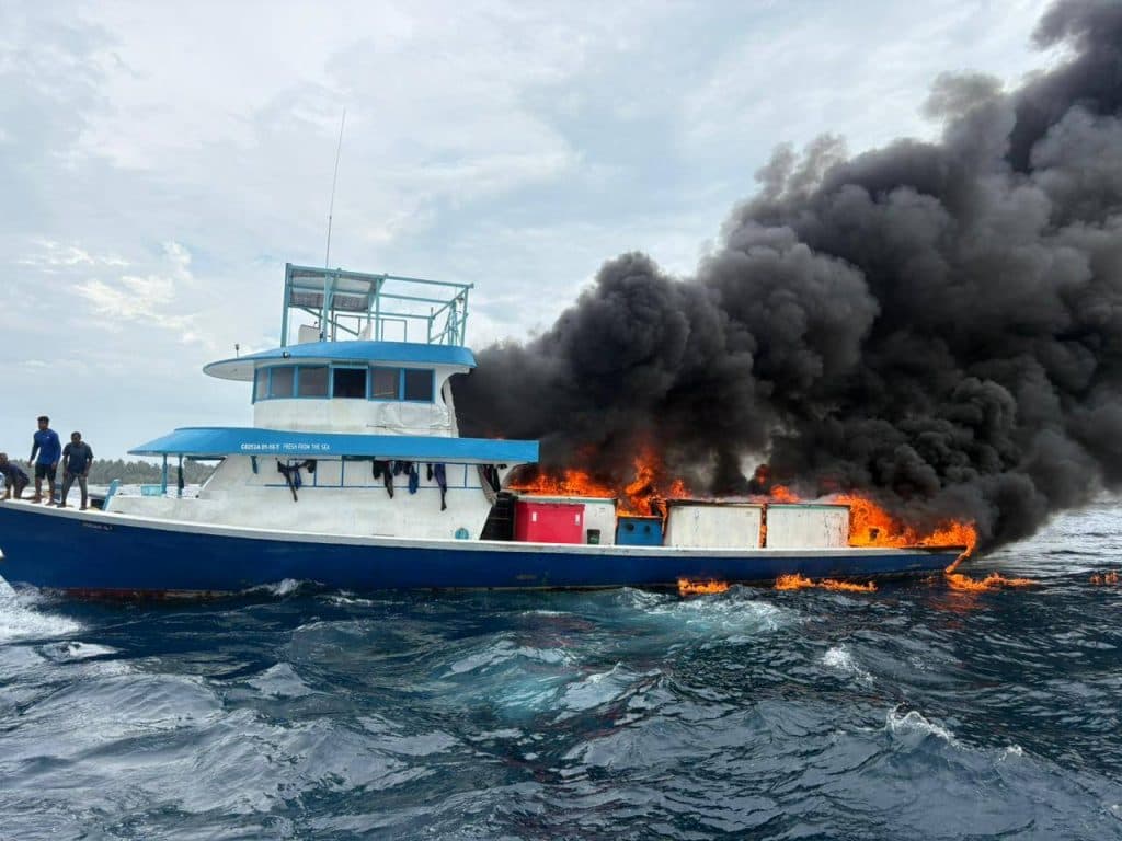 5 injured in fishing vessel fire receiving treatment